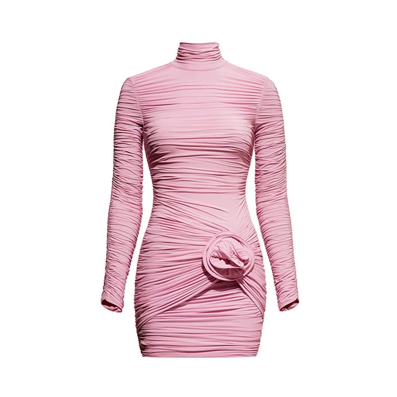 Vestido Manga Longa Curto Modern Ella