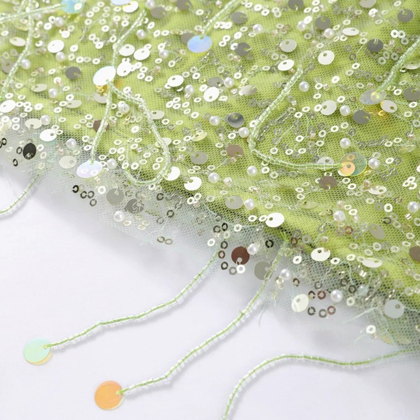 Cropped e Saia Paetê Modern Soleil