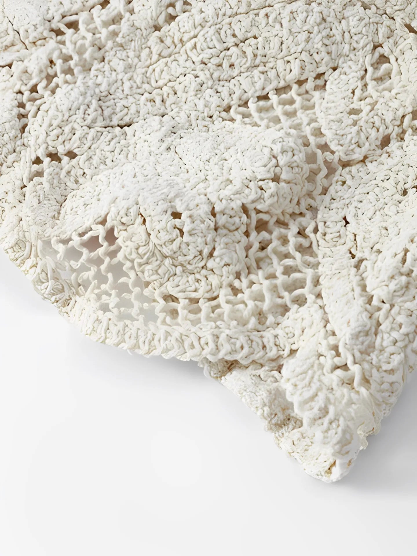 Camisa Feminina Manga Longa de Crochê com Botões Modern Isabel