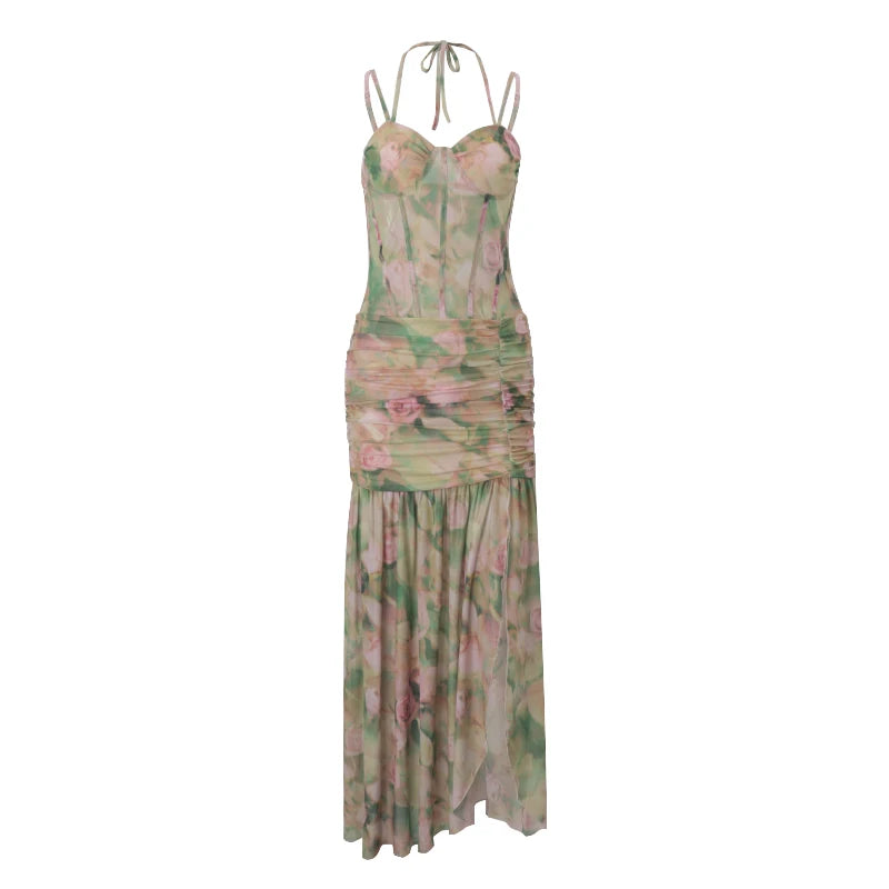 Vestido Longo Floral Modern Jullye