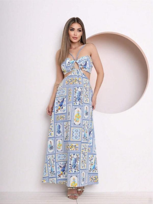 Vestido Bella Capri – frescor e elegância em cada detalhe