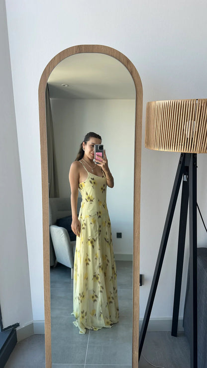 Vestido Longo Floral Delicado Modern Lauren