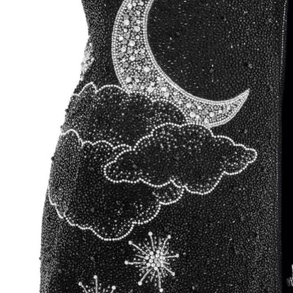 Vestido Curto Paetê Modern Pérola