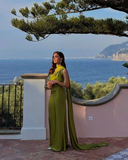 Vestido Longo Decote nas Costas Modern Dominique