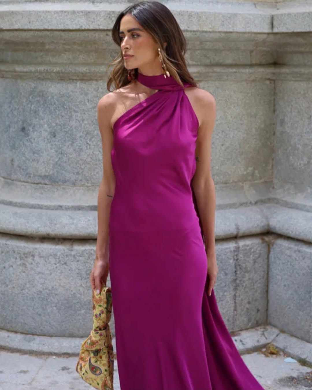 Vestido Longo Decote nas Costas Modern Dominique