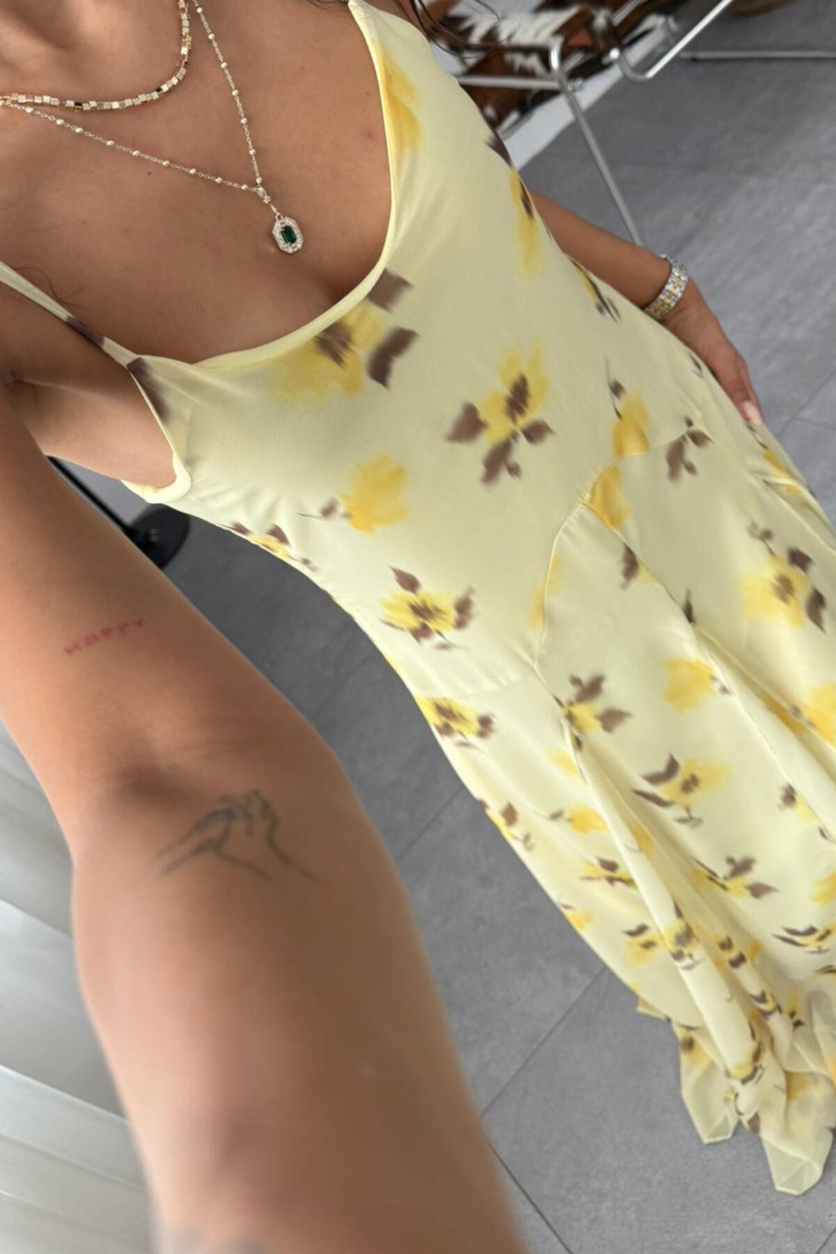 Vestido Longo Floral Delicado Modern Lauren