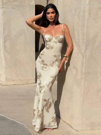 Vestido Longo Decote nas Costas Modern Dara