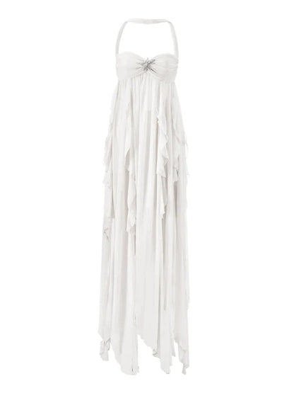 Vestido Com Babados Tendência Modern Ariel