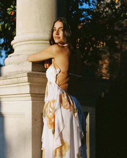 Vestido Com Babados Tendência Modern Ariel