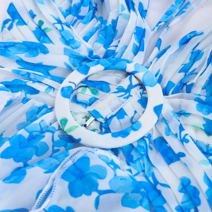 Vestido Longo com Babados no Ombro Modern Dalila