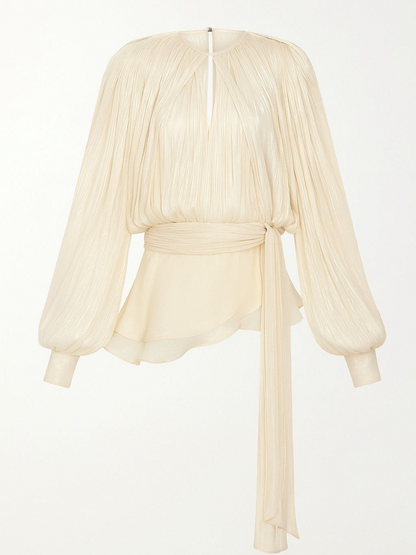 Vestido Curto com Saia de Babados Assimétrico Modern Bela