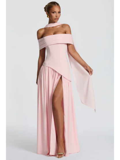 Vestido Ombro a Ombro Elegante Modern Mya