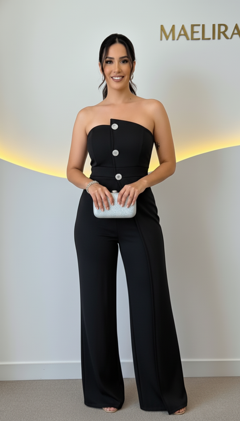 Macacão Soleil – elegância que ilumina cada movimento