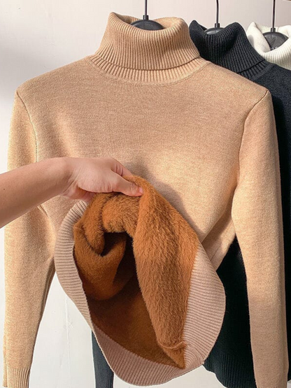 Suéter Feminino Peluciado Térmico Veludo Velvet Soft
