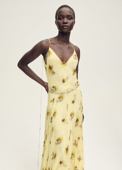 Vestido Longo Floral Delicado Modern Lauren