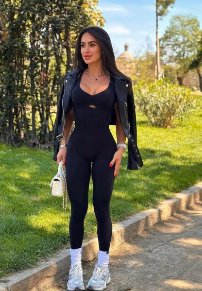 Macacão Longo Esportivo Com Bojo e Levanta Bumbum Modern Slim Fit - FITNESS