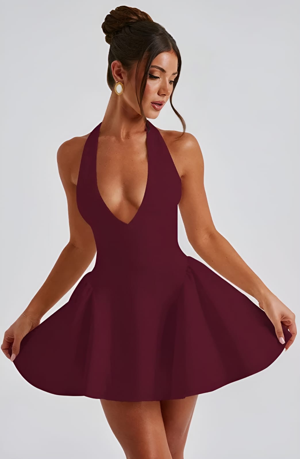 Vestido Curto Frente Único Modern Marcela